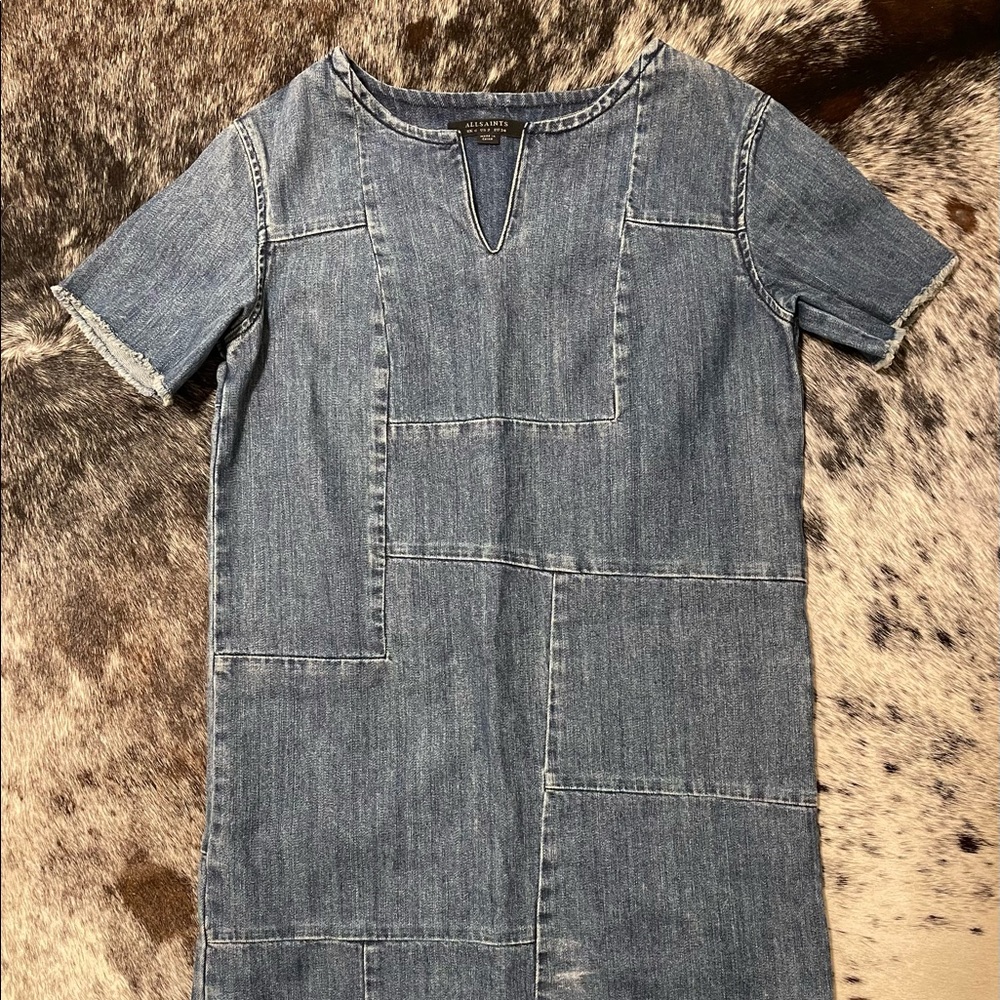 All Saints denim dress